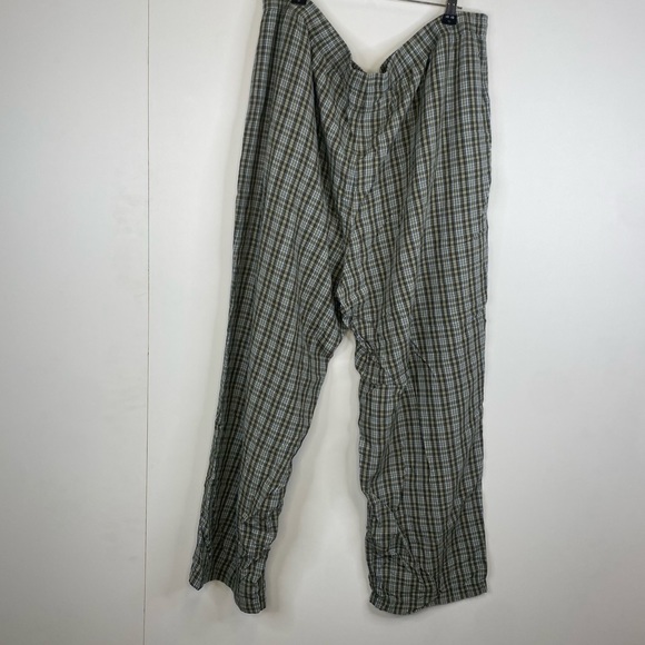 Nordstrom Men's XL Green Pyjama Pants Bottoms Checkered - Picture 3 of 4